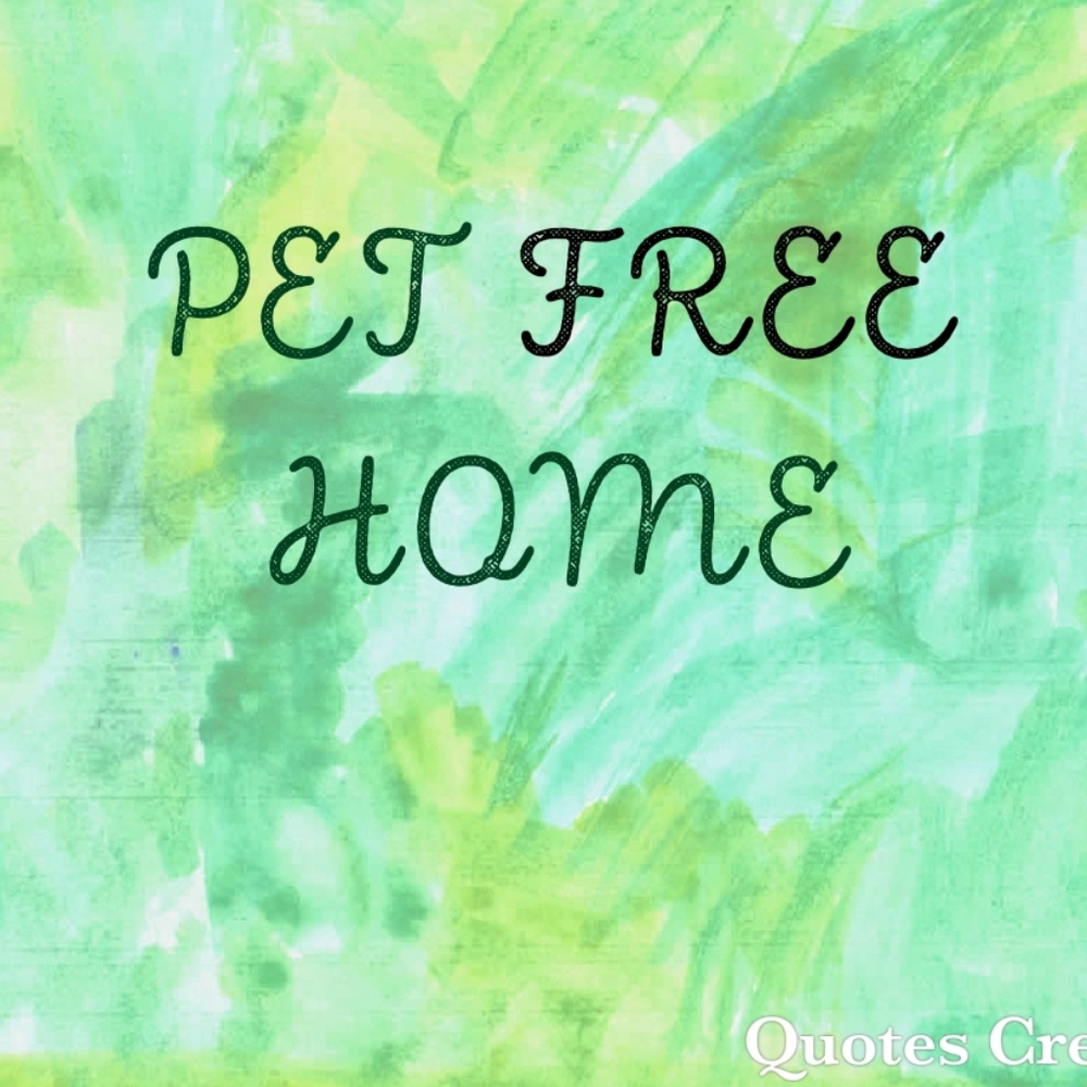 Pet free home